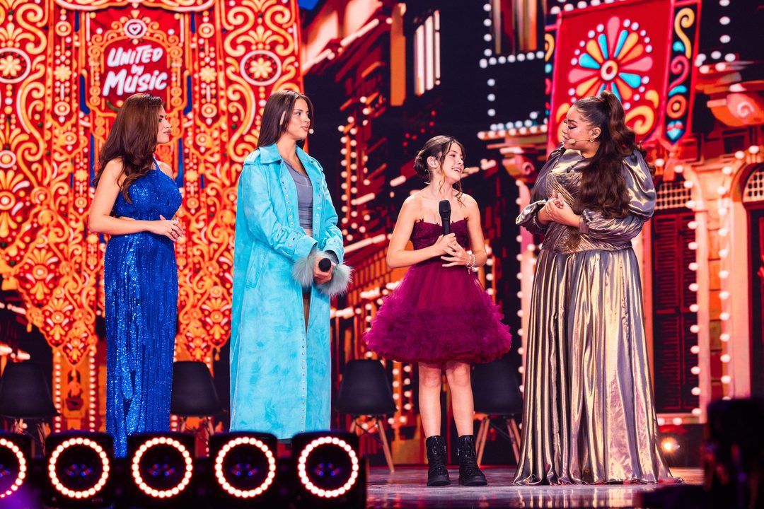 DARA y Lou Deleuze en el Festival de Eurovisión Junior 2026 | Imagen: Corinne Cumming - EBU