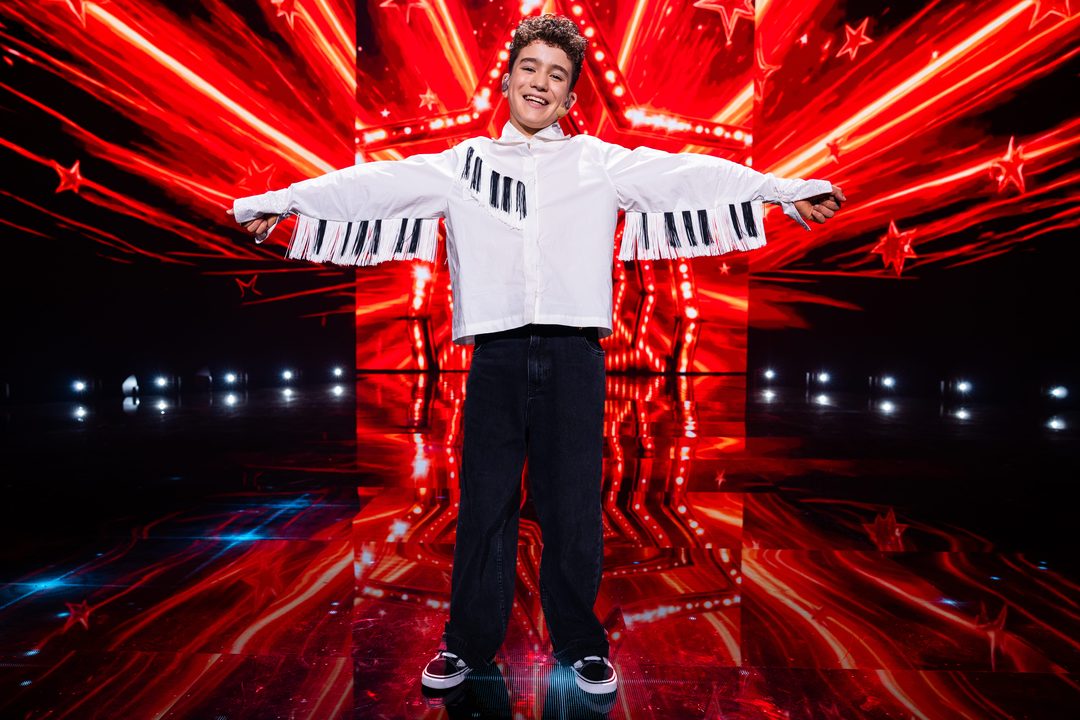 Alec Burette (Francia) en su primer ensayo individual en el Festival de Eurovisión Junior 2026 | Imagen: Corinne Cumming - EBU