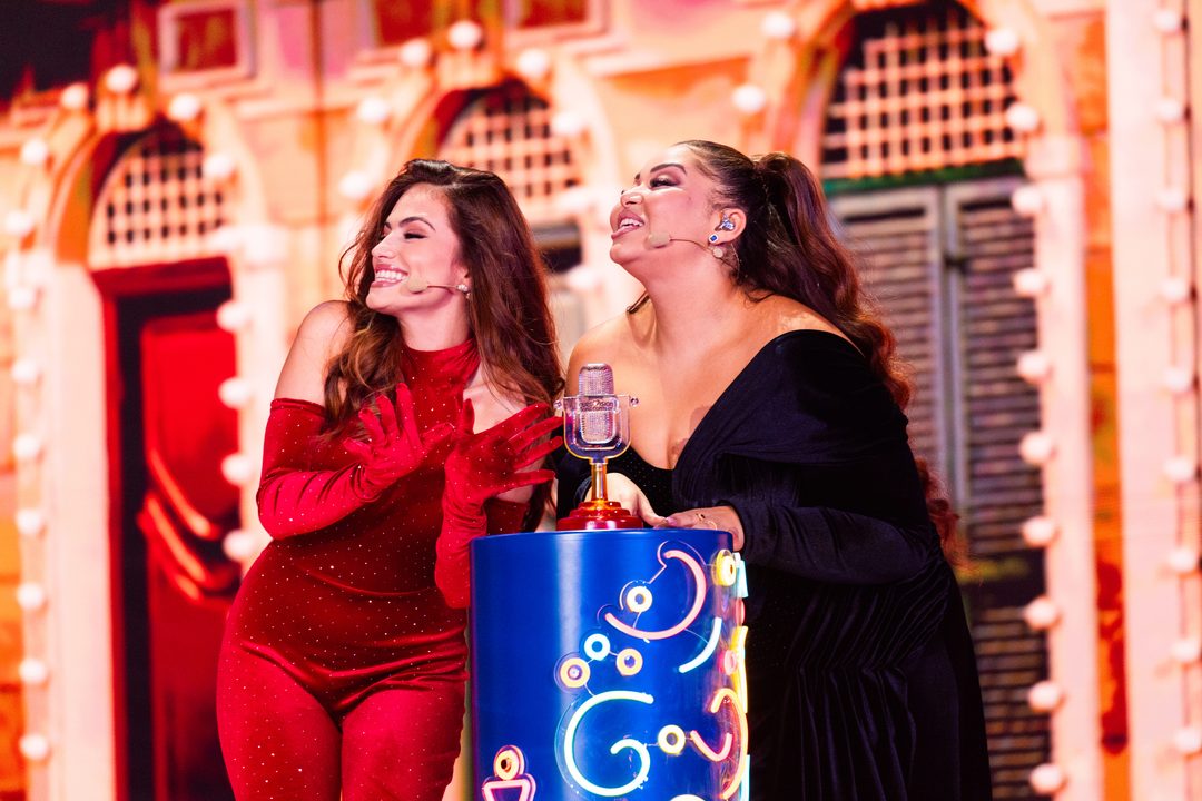 Gaia Cauchi y Destiny Chukunyere, presentadoras del Festival de Eurovisión Junior 2026 | Imagen: Corinne Cumming - EBU