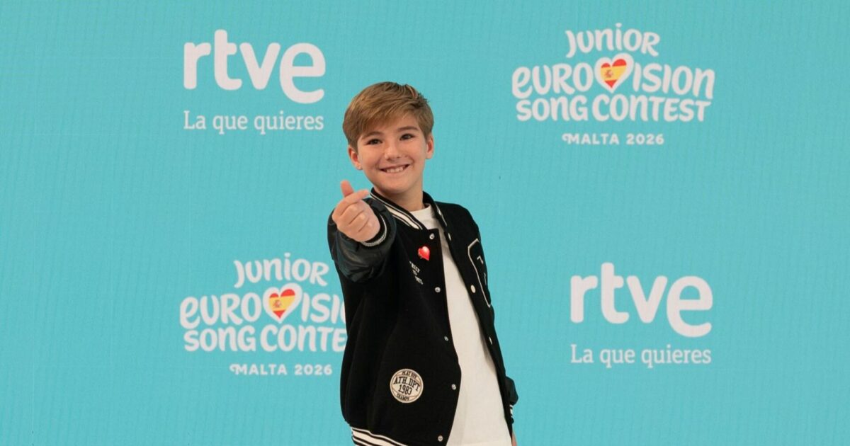 Lucas Paulano, representante de España en Eurovisión Junior 2026 | Imagen: RTVE