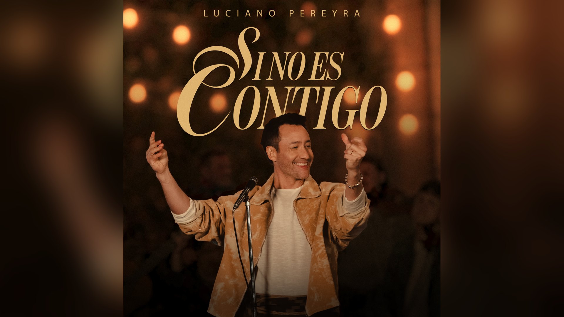 Luciano Pereyra, en la portada del single «Si No Es Contigo» | Imagen: Universal Music Argentina