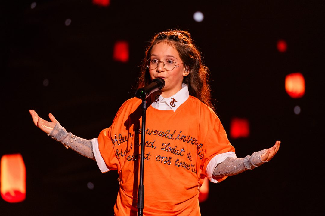 Maria, representante de Países Bajos en el Festival de Eurovisión Junior 2026 | Imagen: Corinne Cumming - EBU