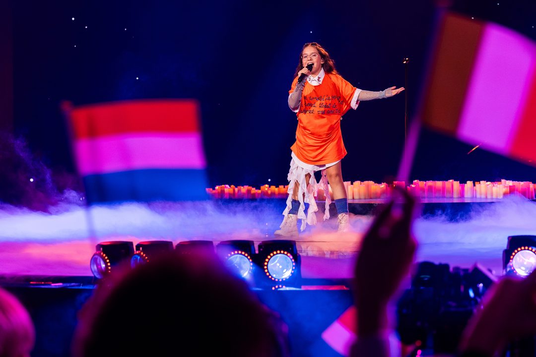 Maria, representante de Países Bajos en el Festival de Eurovisión Junior 2026 | Imagen: Corinne Cumming - EBU