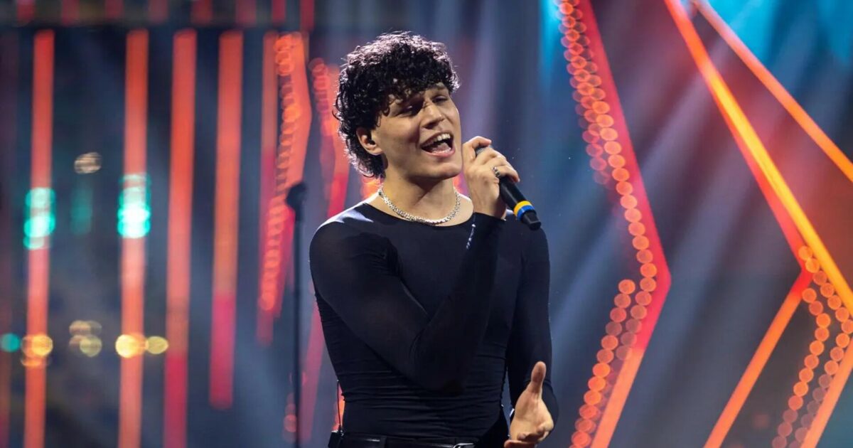Nicolò Filippucci, ganador de la categoría Nuove Proposte de Sanremo 2026 | Imagen: RAI