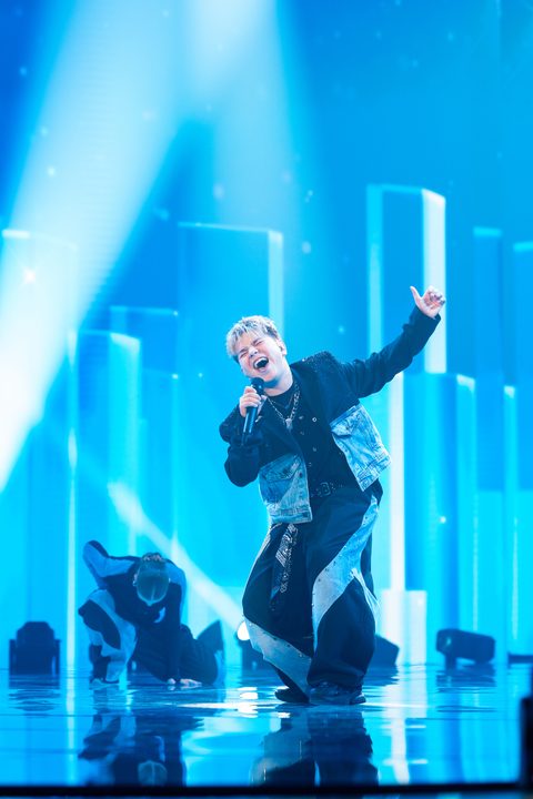 Wiktor Sas (Polonia) en su primer ensayo individual en el Festival de Eurovisión Junior 2026 | Imagen: Corinne Cumming - EBU