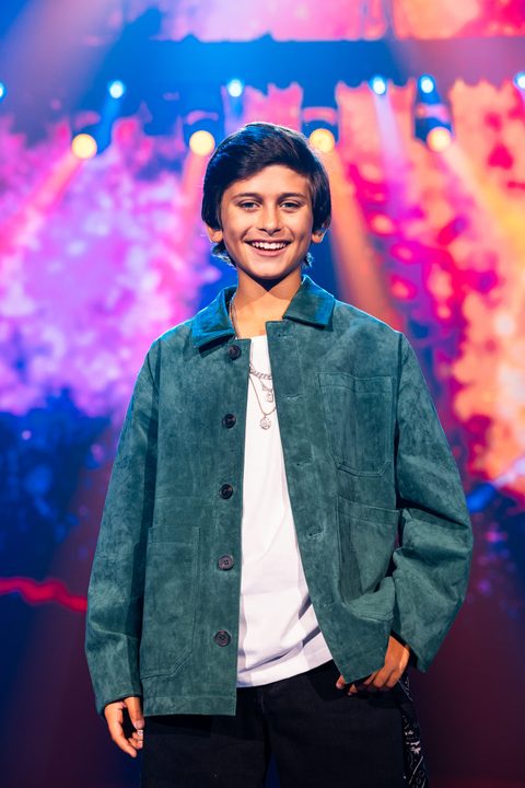 Salvador Rio (Portugal) en su primer ensayo individual en el Festival de Eurovisión Junior 2026 | Imagen: Corinne Cumming - EBU