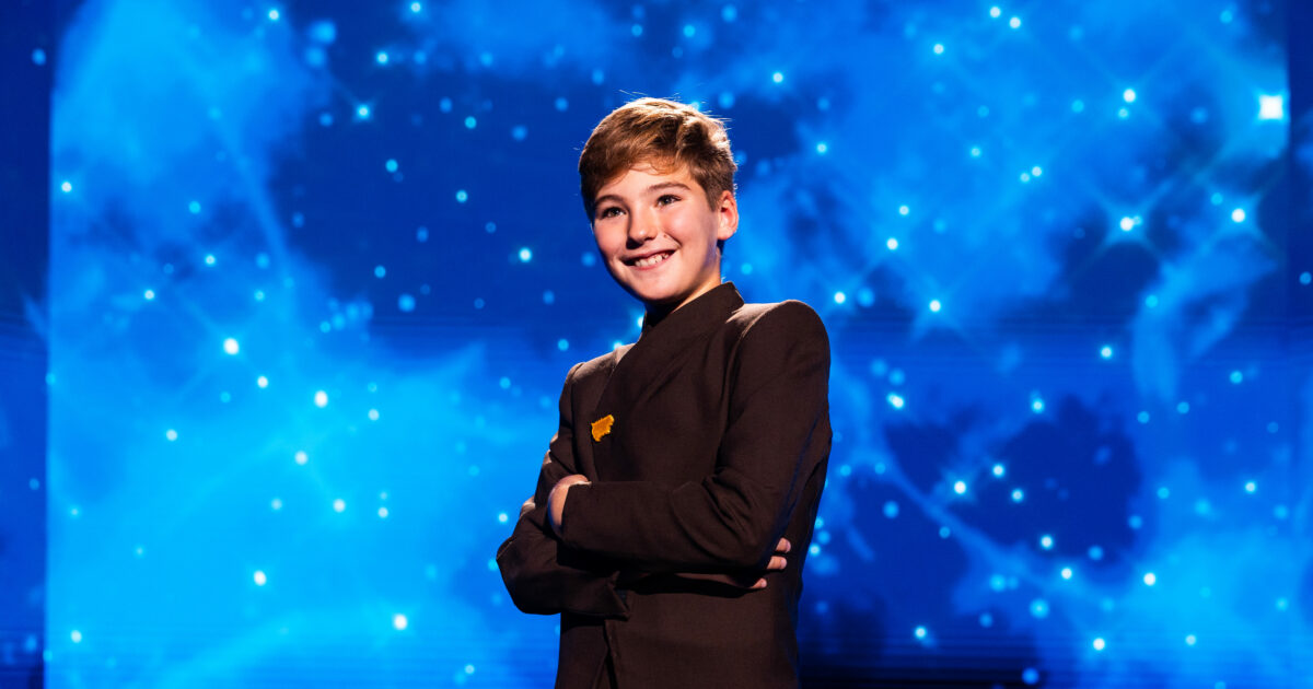 Lucas Paulano (España) en su primer ensayo individual en el Festival de Eurovisión Junior 2026 | Imagen: Corinne Cumming - EBU