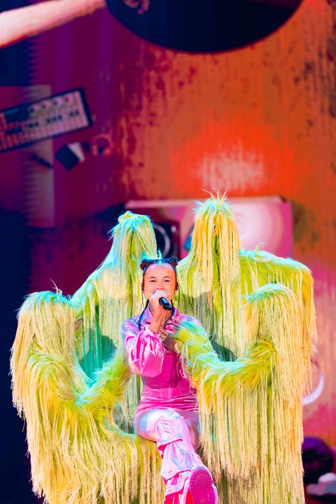 Erika Kolesnichenko (Ucrania) en su primer ensayo individual en el Festival de Eurovisión Junior 2026 | Imagen: Corinne Cumming - EBU