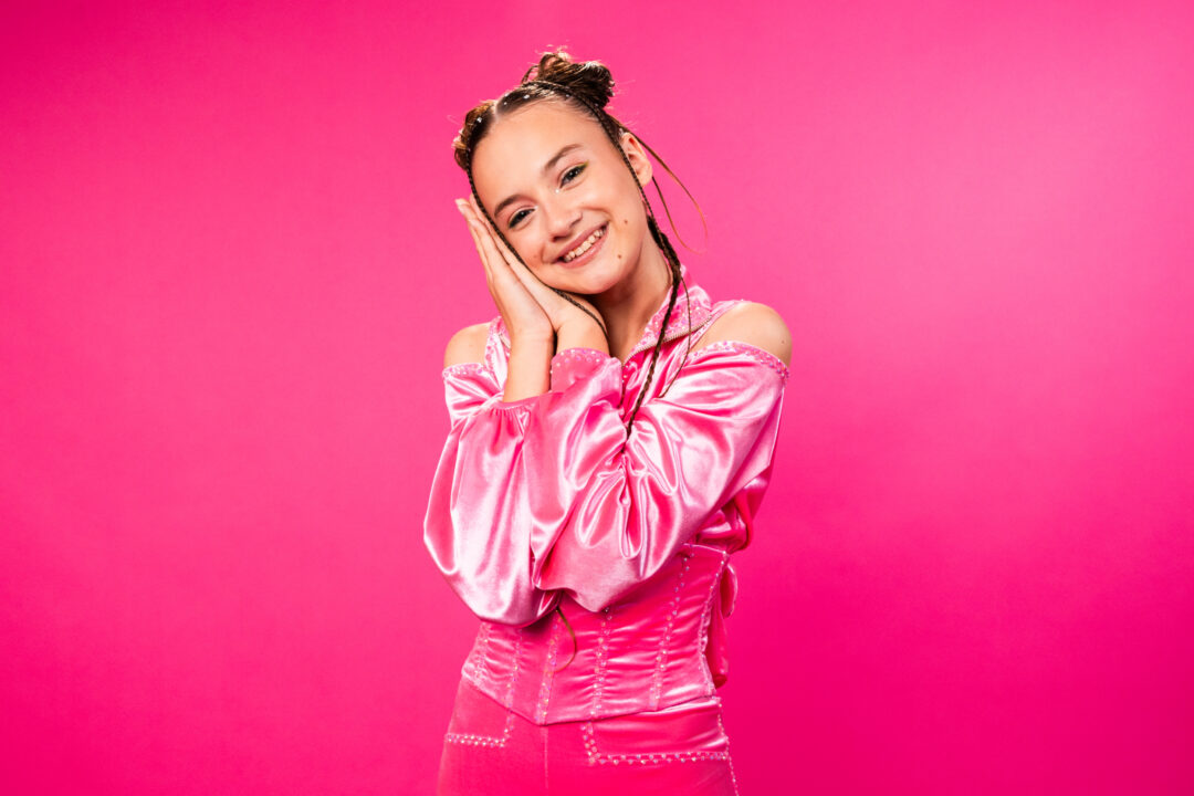 Erika Kolesnichenko, representante de Ucrania en el Festival de Eurovisión Junior 2026 | Imagen: Corinne Cumming - EBU