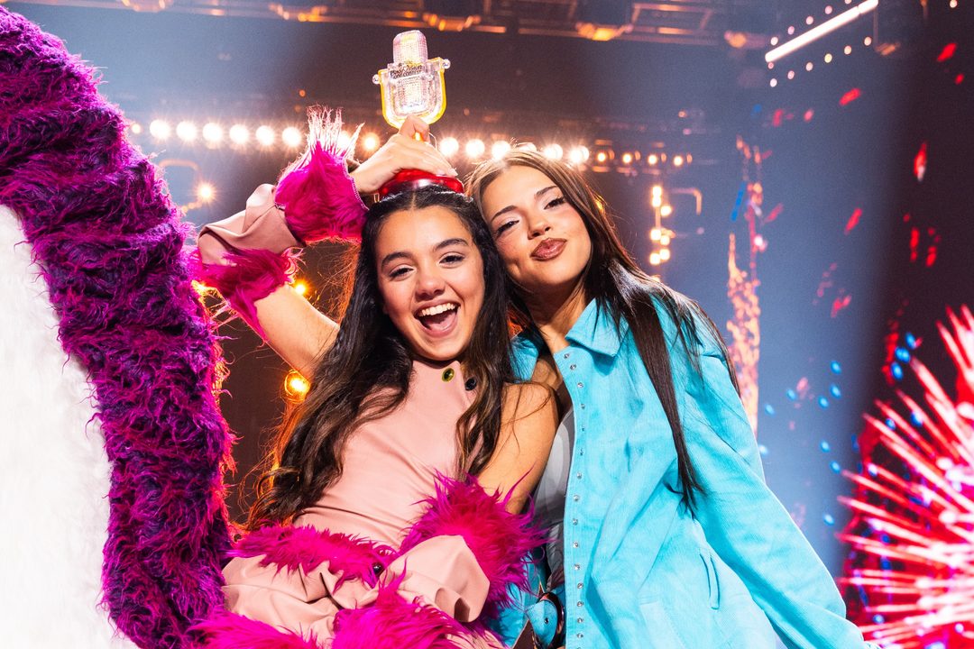 Naré y DARA, ganadoras de Eurovisión Junior 2026 y Eurovision 2026 | Imagen: Corinne Cumming - EBU